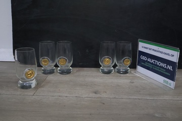 Afbeelding van Set van 5 glazen
