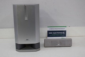 Afbeelding van JVC subwoofer en speaker