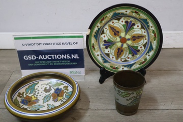 Afbeelding van Antiek Plateel Aardewerk
