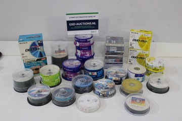 Afbeelding van Diverse lege CD-R, DVD-R en DVD+RW