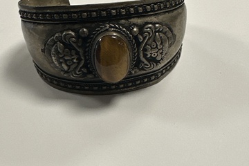 Afbeelding van Nepalese armband met tijgeroog