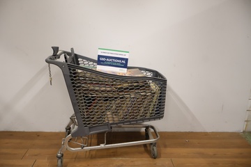 Afbeelding van Winkelwagen vol met verschillende Lp's, Vinyl