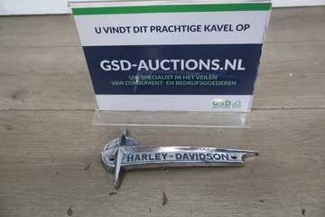Afbeelding van Harley-Davidson chromen motorembleem