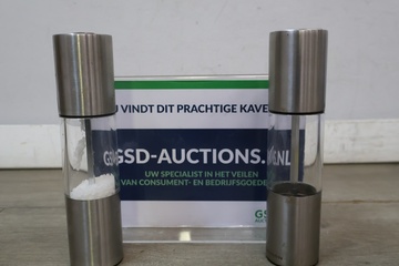 Afbeelding van Set RVS peper- en zoutmolens