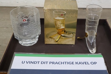 Afbeelding van Iittala kristallen whiskyglas en hoorn glas set