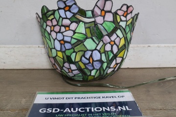 Afbeelding van Gekleurde Tiffany stijl Wandlamp