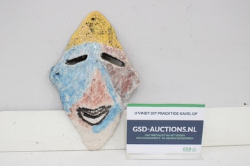 Afbeelding van Gekleurd keramisch masker