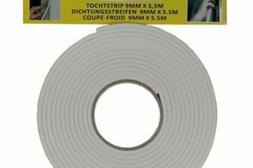 Afbeelding van 3x Zelfklevende tochtband 5meter dubbel