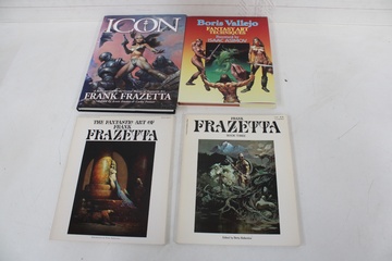 Afbeelding van Boeken over Frank Frazetta en Boris Vallejo Fantasy Art