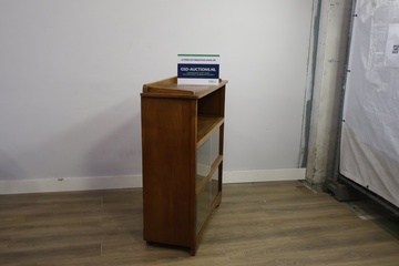 Afbeelding van Art Deco kast, Vitrine boekenkast - Glazen Schuifdeuren