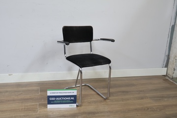 Afbeelding van Vintage stoel met metalen frame