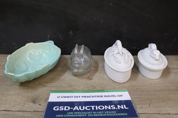 Afbeelding van Set van 4 diverse decoratieve schalen