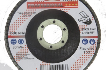 Afbeelding van 3x Lamellenschijf 115x22 mm, korrel 40-60 en 80 metaal 60