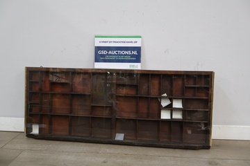 Afbeelding van Houten letterbak