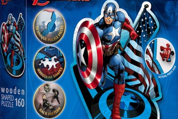 Afbeelding van Marvel Avengers 'Captain America' Houten Puzzel - 160 stukje