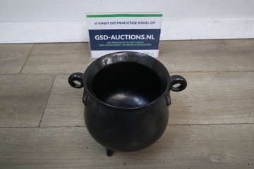 Afbeelding van Zwarte metalen ketel
