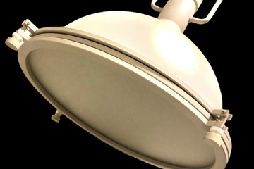 Afbeelding van Industriële plafondlamp cream (nieuw in doos)