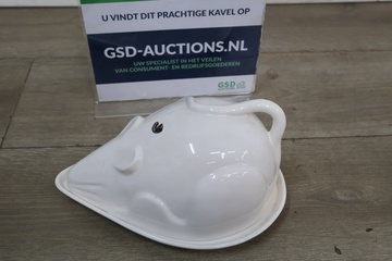 Afbeelding van Porseleinen muisvormige botervloot