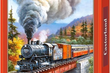 Afbeelding van Castorland Train Crossing – Puzzel – 500 stukjes