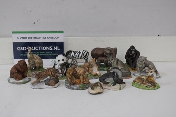 Afbeelding van Verzameling Decoratieve Dierenbeeldjes
