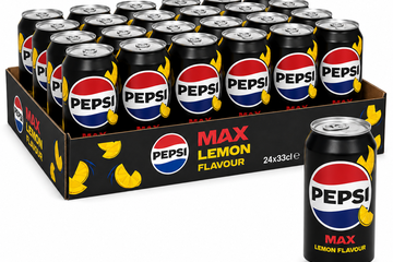 Afbeelding van 2x tray Pepsi lemon zero