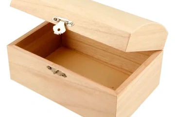 Afbeelding van Creativ Company Houten Schatkist Groot