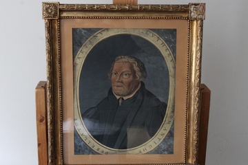 Afbeelding van Gekaderd portret van Maarten Luther