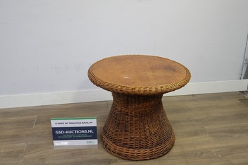 Afbeelding van Ronde Rotan Tafel
