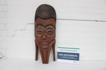 Afbeelding van Houten Afrikaans masker