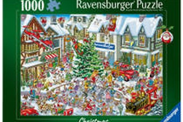 Afbeelding van Ravensburger puzzel Ray's Comics Christmas - 1000 stukjes