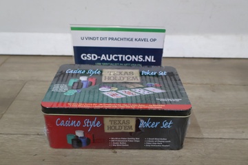 Afbeelding van Casino Style Texas Hold'em Poker Set