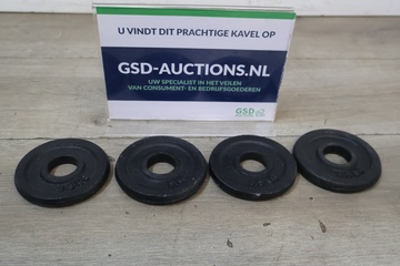 Afbeelding van Set gewichtsschijven 0,5 kg