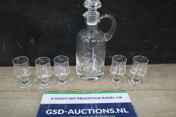 Afbeelding van Dureche drankset met karaf en 5 glazen