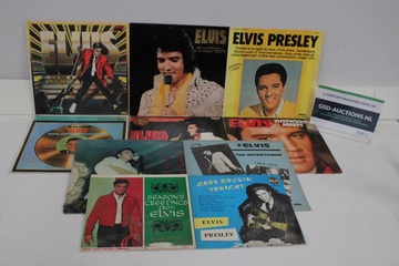 Afbeelding van Elvis Presley vinylplaten collectie