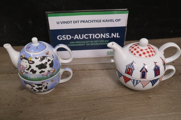 Afbeelding van Set van 2 theepotten