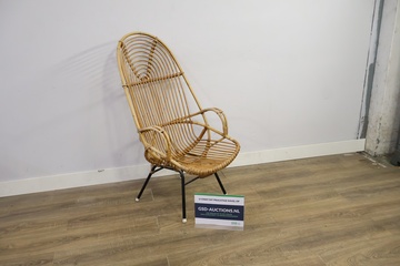 Afbeelding van Vintage Jaren '60 - Rohe Rotan Fauteuil
