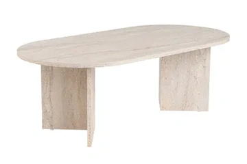 Afbeelding van Calicosy - Iris Ovale Salontafel L119 Cm - Kasjmier - 60x119