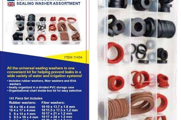 Afbeelding van 141delige Dichtingsringen Assortiment auto en sanitair
