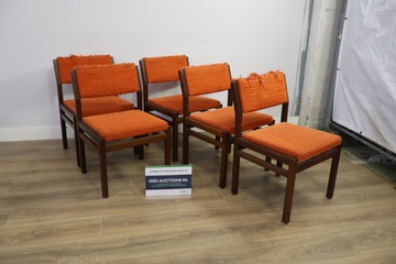 Afbeelding van Set van 5 Pastoe SA07 eetkamerstoelen