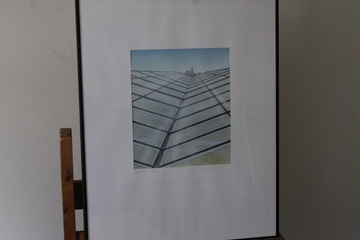 Afbeelding van Ingelijste moderne kunstprent'