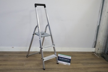 Afbeelding van Aluminium klapladder met 3 treden
