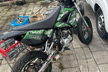 Afbeelding van CPI SM50 2007 | 2x Kenteken + onderdelen | 50/80 cc project