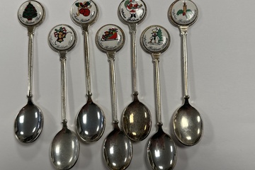 Afbeelding van Set theelepels thema kerstmis