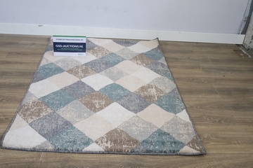 Afbeelding van Vloerkleed met ruitpatroon