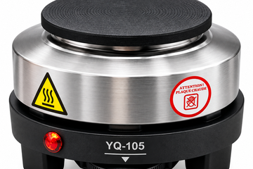 Afbeelding van RVS elektrische kookplaat - 500 W