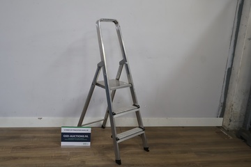 Afbeelding van Aluminium huishoudtrap met 3 treden