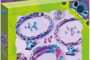 Afbeelding van Disney Stitch Totum 3 bedel armbandjes maken