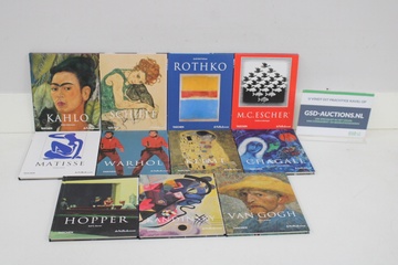 Afbeelding van Set van 11 kunstboeken Taschen over diverse kunstenaars