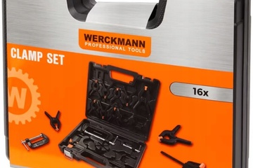 Afbeelding van Werckmann klemmen voor werkplaatswerk - 16 stuks