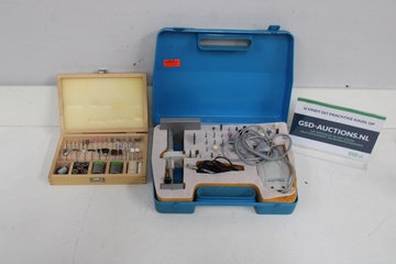 Afbeelding van Rotary tool set met accessoires in koffer